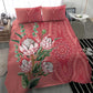 Afro King Proteas Dashiki Motif Bedding Set Peach Style