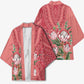 Africa King Proteas Dashiki Motif Kimono Peach Style