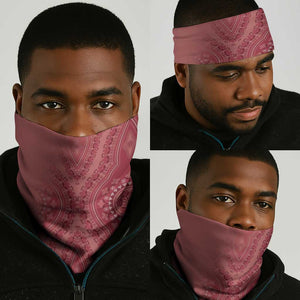 Afro King Proteas Dashiki Motif Neck Gaiter Peach Style - African Pride