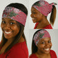 Afro King Proteas Dashiki Motif Neck Gaiter Peach Style LT9
