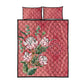 Afro King Proteas Dashiki Motif Quilt Bed Set Peach Style