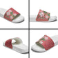 Africa King Proteas Dashiki Motif Slide Sandals Peach Style