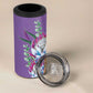 Afro King Proteas Dashiki Motif 4 in 1 Can Cooler Tumbler Violet Style