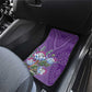 Afro King Proteas Dashiki Motif Car Mats Violet Style