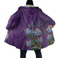 Africa King Proteas Dashiki Motif Cloak Violet Style