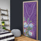Africa King Proteas Dashiki Motif Door Cover Violet Style