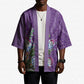 Africa King Proteas Dashiki Motif Kimono Violet Style
