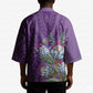 Africa King Proteas Dashiki Motif Kimono Violet Style