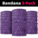 Afro King Proteas Dashiki Motif Neck Gaiter Violet Style - African Pride