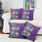 Africa King Proteas Dashiki Motif Pillow Cover Violet Style