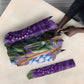 Africa King Proteas Dashiki Motif Umbrella Violet Style
