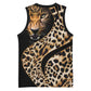 Afro Leopard Skin Pattern Basketball Jersey Version 01 - African Pride