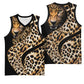 Afro Leopard Skin Pattern Basketball Jersey Version 01 - African Pride