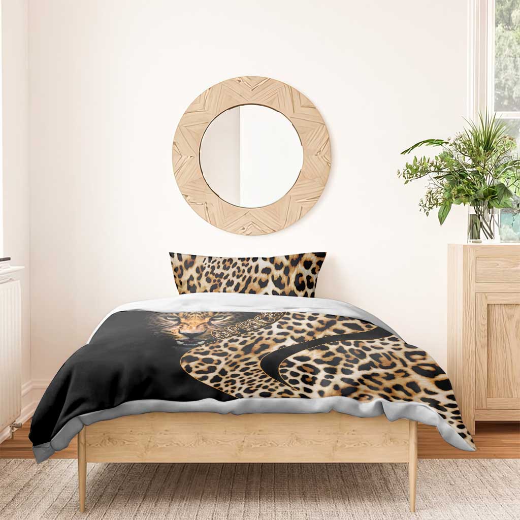 Afro Leopard Skin Pattern Bedding Set Version 01