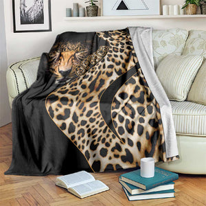 Afro Leopard Skin Pattern Blanket Version 01