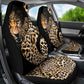 Afro Leopard Skin Pattern Car Seat Cover Version 01