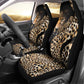 Afro Leopard Skin Pattern Car Seat Cover Version 01