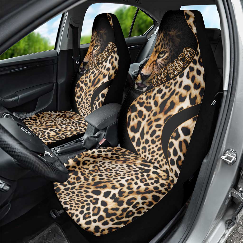 Afro Leopard Skin Pattern Car Seat Cover Version 01