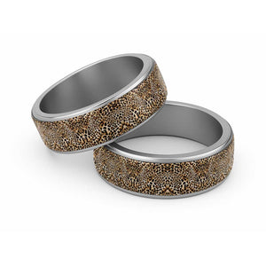 Afro Leopard Skin Pattern Classic Ring Version 01 - African Pride