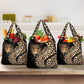 Afro Leopard Skin Pattern Grocery Bag Version 01
