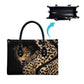 Africa Leopard Skin Pattern Leather Bag Version 01
