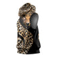 Afro Leopard Skin Pattern Sleeveless Hoodie Version 01 - African Pride