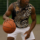 Afro Leopard Skin Pattern Sleeveless Hoodie Version 01 - African Pride