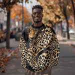 Afro Leopard Skin Pattern Sweatshirt Version 01
