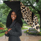 Africa Leopard Skin Pattern Umbrella Version 01
