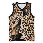 Afro Leopard Skin Pattern Basketball Jersey Version 02 - African Pride