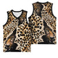 Afro Leopard Skin Pattern Basketball Jersey Version 02 - African Pride