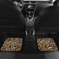 Afro Leopard Skin Pattern Car Mats Version 02