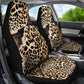Afro Leopard Skin Pattern Car Seat Cover Version 02