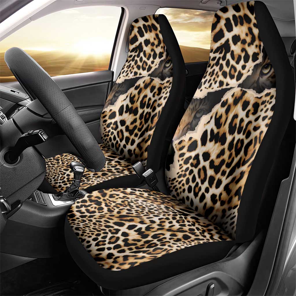 Afro Leopard Skin Pattern Car Seat Cover Version 02