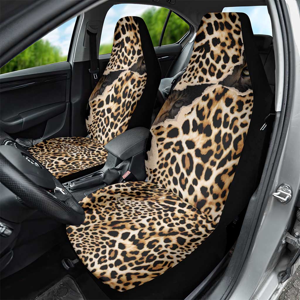 Afro Leopard Skin Pattern Car Seat Cover Version 02