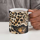 Africa Leopard Skin Pattern Ceramic Mug Version 02