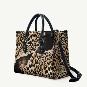 Africa Leopard Skin Pattern Leather Bag Version 02