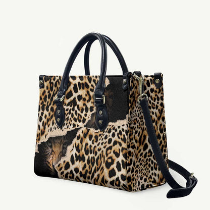 Africa Leopard Skin Pattern Leather Bag Version 02
