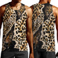 Afro Leopard Skin Pattern Men Tank Top Version 02