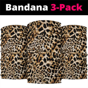 Afro Leopard Skin Pattern Neck Gaiter Version 02 - African Pride