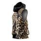 Afro Leopard Skin Pattern Sleeveless Hoodie Version 02 - African Pride