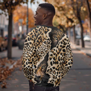 Afro Leopard Skin Pattern Sweatshirt Version 02
