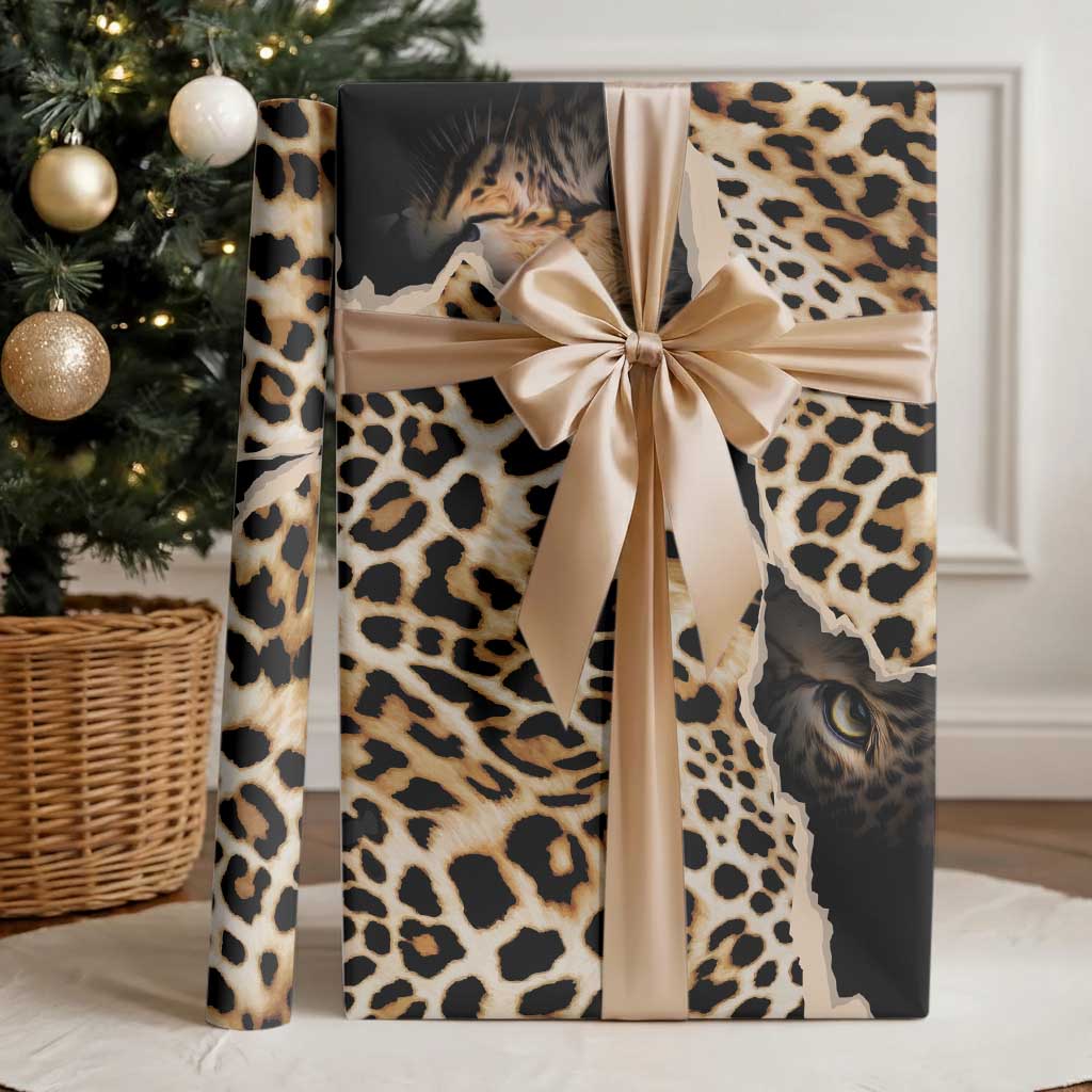 Africa Leopard Skin Pattern Wrapping Paper Version 02 - African Pride