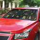 Ancient Egypt and Hieroglyphs Auto Sun Shade