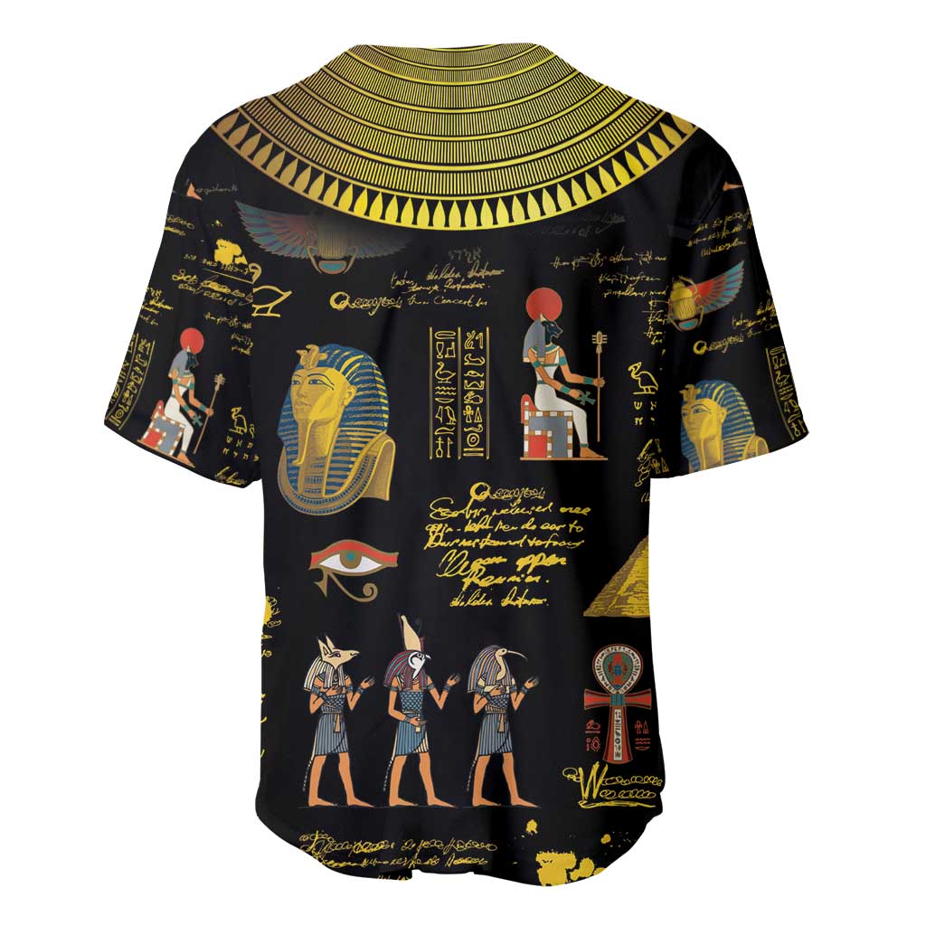 Ancient Egypt and Hieroglyphs Baseball Jersey