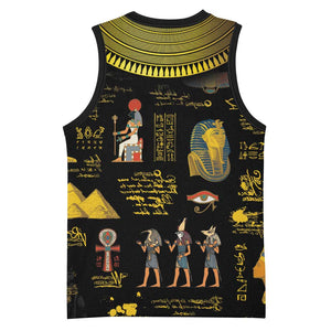Ancient Egypt and Hieroglyphs Basketball Jersey - African Pride