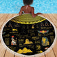 Ancient Egypt and Hieroglyphs Beach Blanket