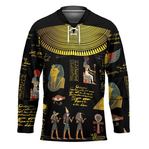 Ancient Egypt and Hieroglyphs Hockey Jersey
