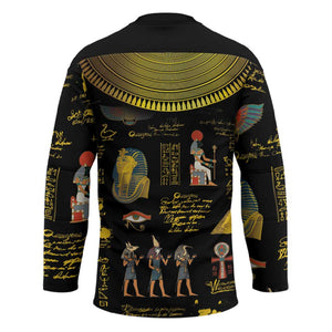Ancient Egypt and Hieroglyphs Hockey Jersey