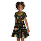 Ancient Egypt and Hieroglyphs Kid Short Sleeve Dress